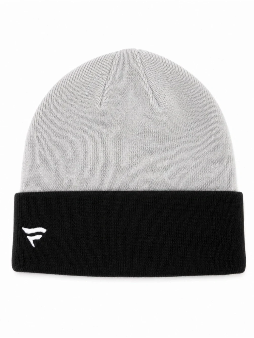 Fanatics Youth Two-Tone Knit Beanie Hat - Gray, Black & Gold Fleur-de-lis